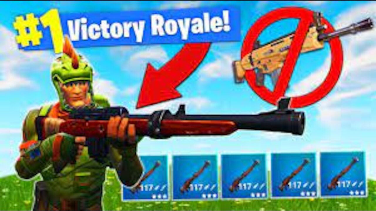HUNTING RIFLE ONLY CHALLENGE In Fortnite Battle Royale!