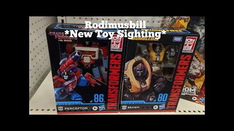 Studio Series 86 Perceptor & Bumblebee Movie Brawn *Rodimusbill New Toy Sighting"