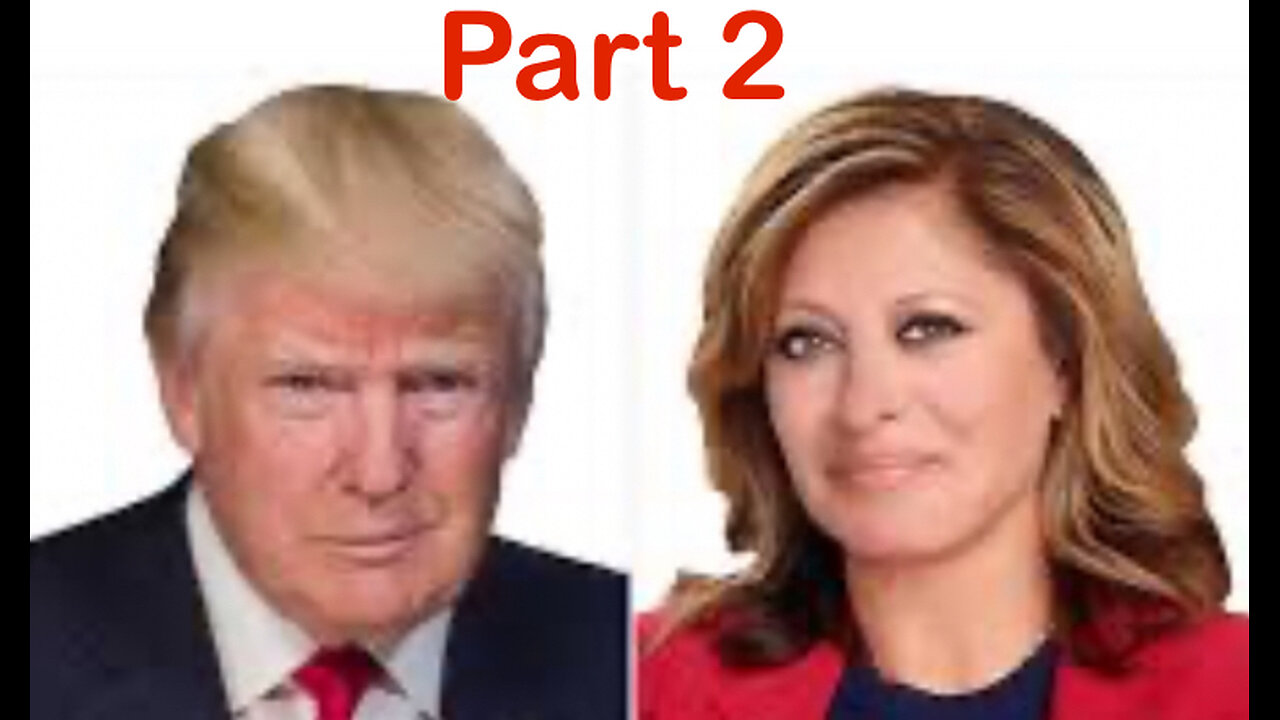 Maria Bartiromo Interviews Trump [Part 2]