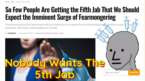 Winning!! Only 1.5% of Americans Taken 5th Vaccine
