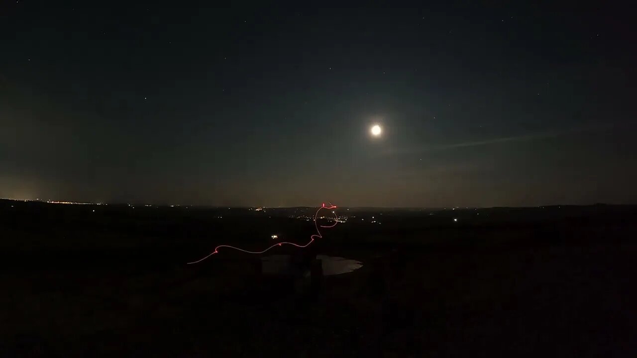 Early morning nightlapse overlooking Tavistock Dartmoor 28th May 2023