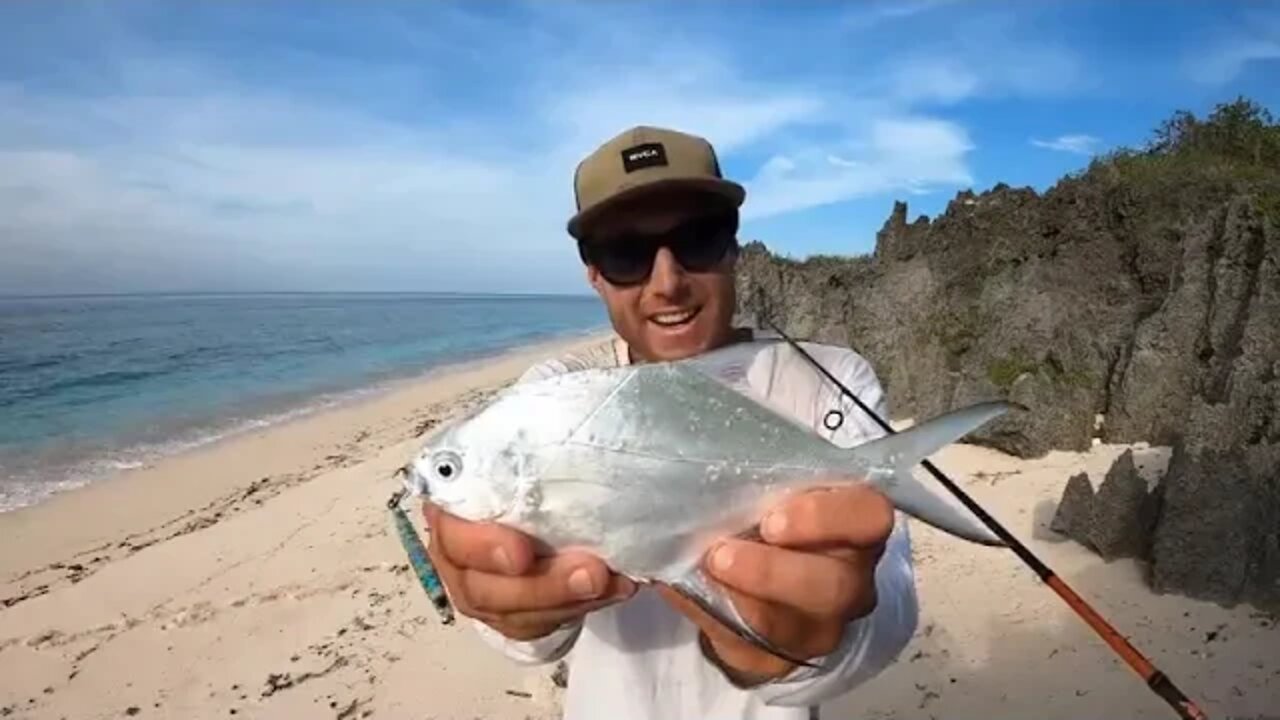 SOLO @ CAMPING IN A CAVE ON A DESERTED ISLAND with no food!