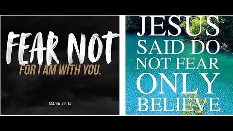 Are you afraid, do you feel anxious? Bible verses to encourage you