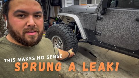 How does this even happen!? Replacing the oil pan gasket on a Jeep JKU.