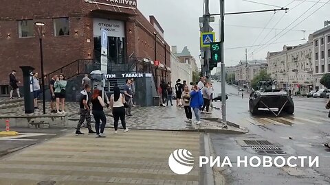 Civilians Watch-on as Wagner Controls Rostov-on-Don, Russia