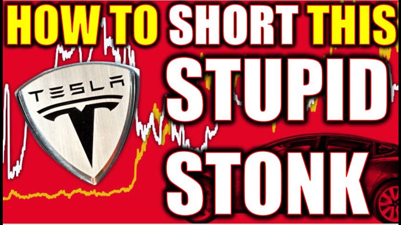 How to SHORT TESLA STOCK (TSLA) Like That SEXY GENIUS Michael Burry