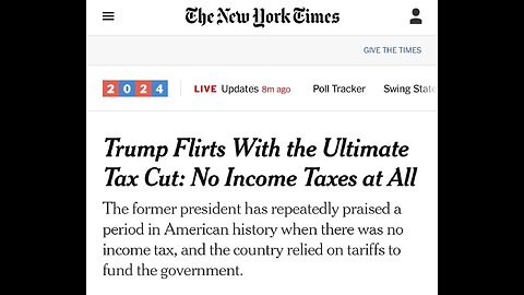 Trump may replace income tax with tariffs