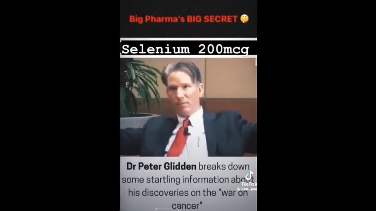 Selenium 200 mcg Kills Cancer (CC)