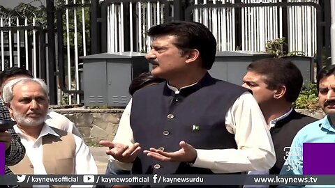 تحریک انصاف کے سینیٹر شہزاد وسیم کی میڈیا سے گفتگو