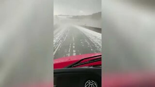 CHUVA DE GRANIZO EM MINAS GERAIS