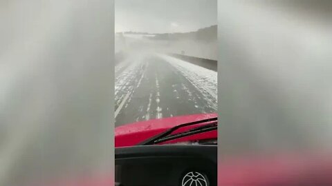 CHUVA DE GRANIZO EM MINAS GERAIS