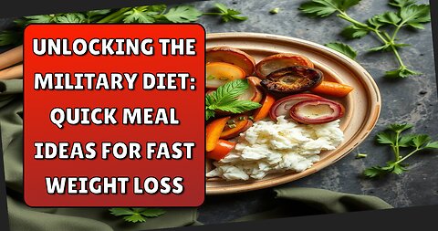 Unlocking the Military Diet Quick Meal Ideas for Fast Weight Loss
