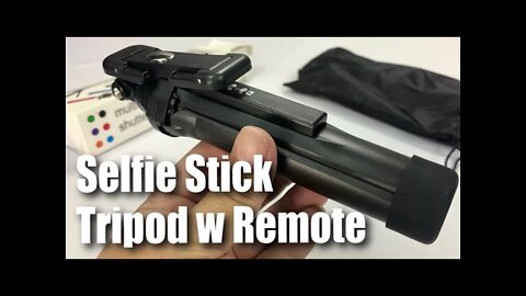 Bluetooth Selfie Stick with Remote Shutter and Tripod Stand Handle by Cyber Cart Review