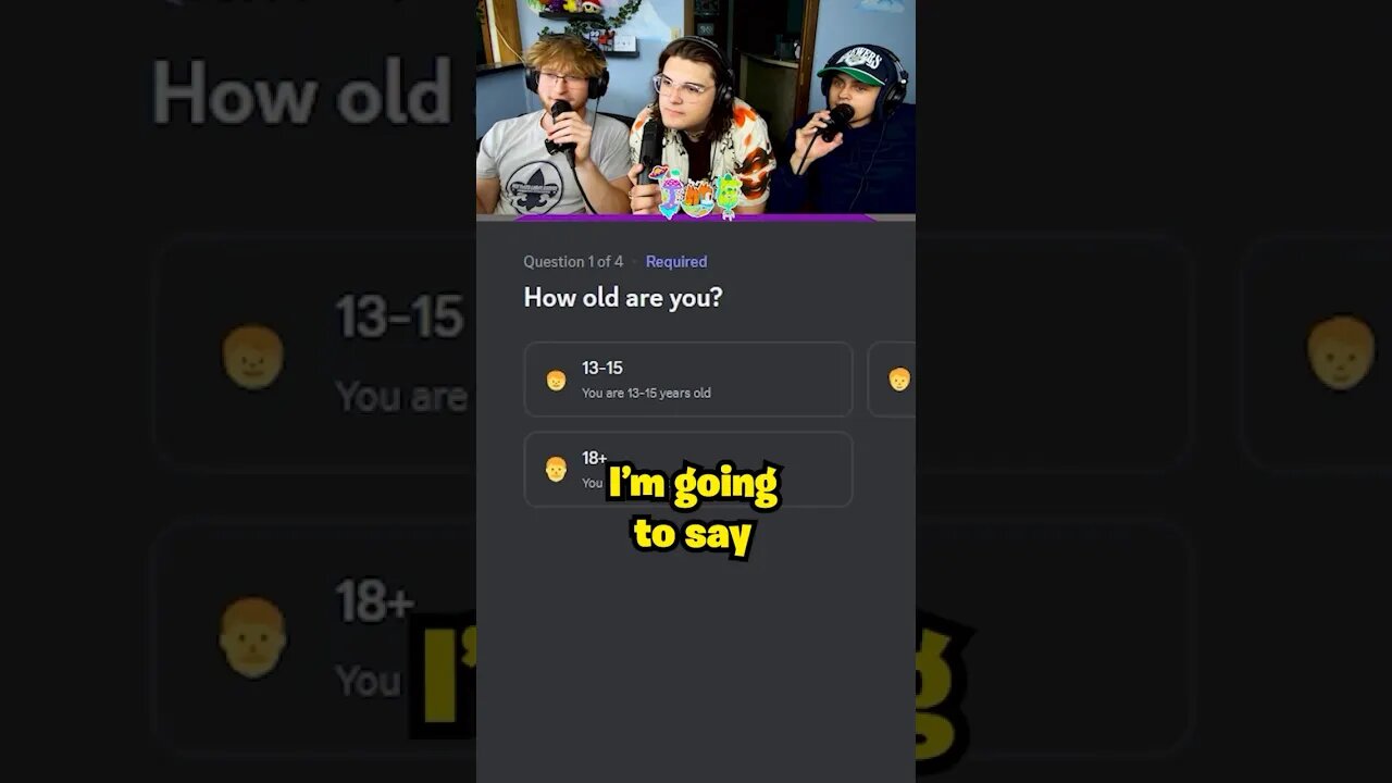 crazy first question 🤣 #shorts #reaction #comedy #funny #discord