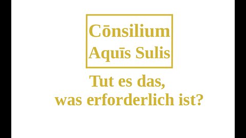 Tut es das, was erforderlich ist? (Deutsch)
