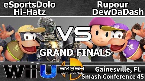 eSportsDolo & Hi-Hatz vs. Rupour & DewDaDash - SSB4 Teams Grand Finals - SC45