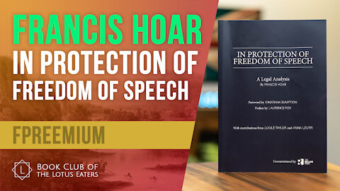 BOOK CLUB: Francis Hoar's In Protection of Freedom of Speech