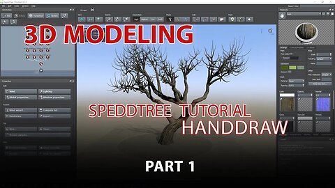 3D modeling: speedtree tutorial how to use handdraw