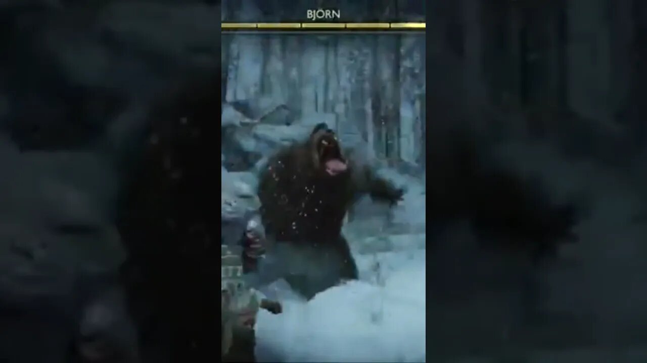 God of War Ragnarök Kratos vs Bear 🐻