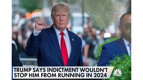 If he is charged, Trump says there would be "major issues."