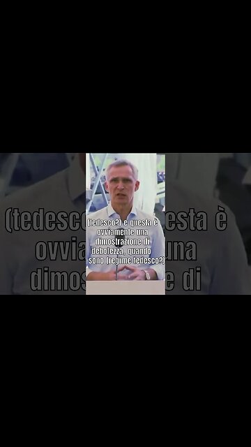 Incredibile gaffe del Segretario Generale della Nato!