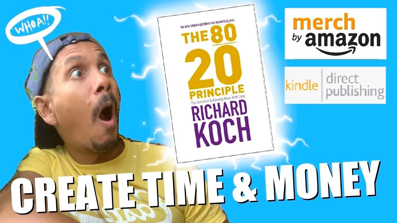 Amazon Merch and KDP Strategies using the 80/20 Pareto Law | The 80 20 principle Book