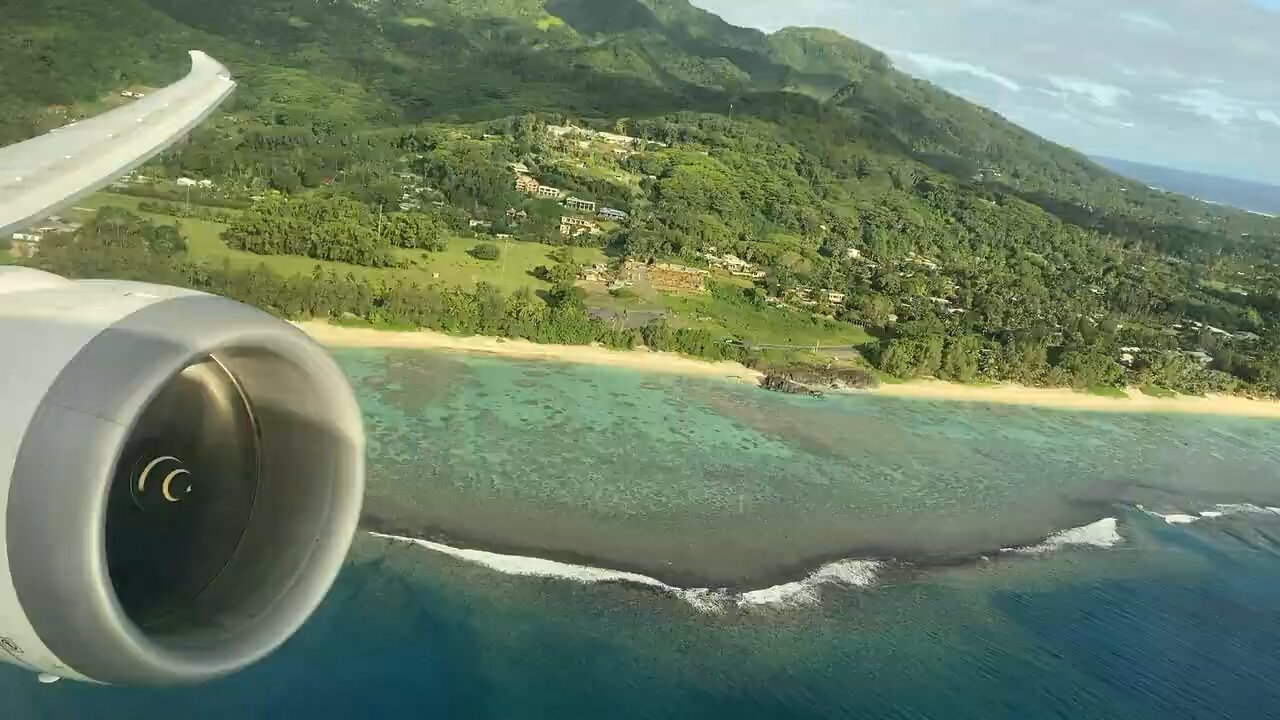 Air NZ Boeing 787-9 Taxi & Takeoff From Rarotonga (RAR)