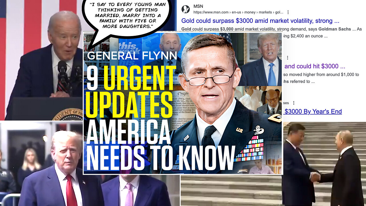 General Flynn | Why Did Klaus Schwab Step Down from the World Economic Forum? Is Klaus Schwab Alive? Biden: “I say to every young man thinking of getting married, marry into a family with five or more daughters." - Joe Biden
