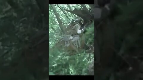 Russian special forces in the woods waiting for retreating Ukrainian soldiers