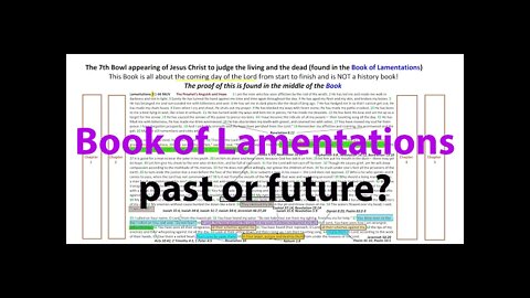 Book of Lamentations - past or future prophecy