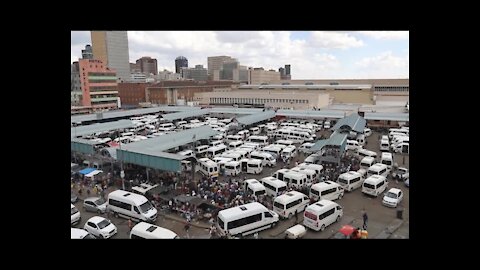 South Africa- Cape Town - Taxi association resorts to go-slow (eWm)