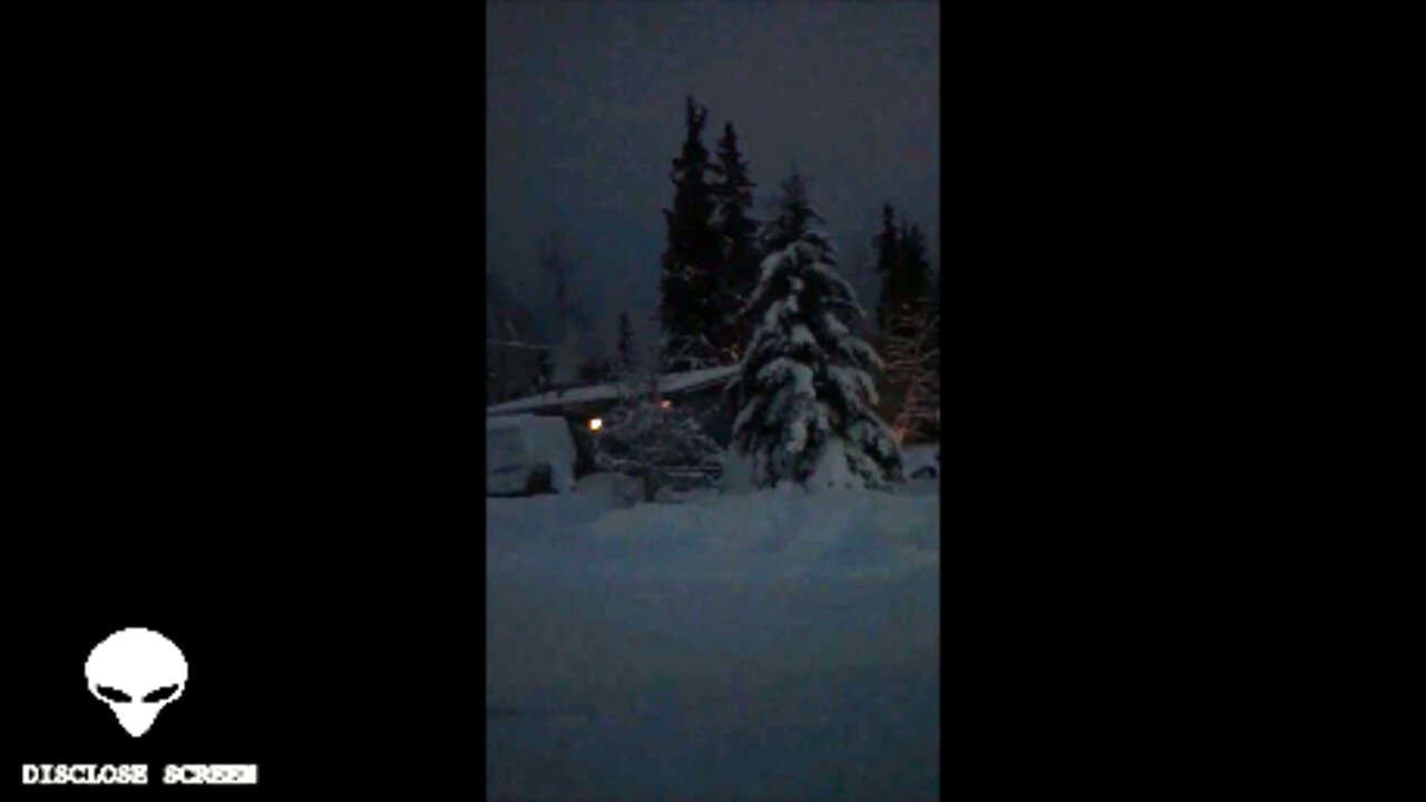 Apocalyptic trumpet sounds coming from remote mountains in Firbanks, Alaska