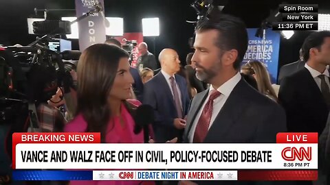Donald Trump Jr. Flattens Kaitlan Collins Following VP Debate with Powerful Responses