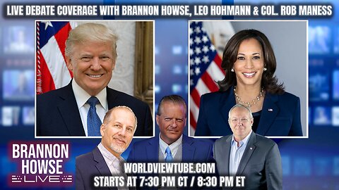 Kamala V. Trump Debate Live Coverage & Commentary with Brannon Howse