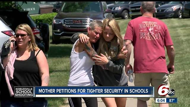 Mother of Noblesville West student petitions for tighter security in schools