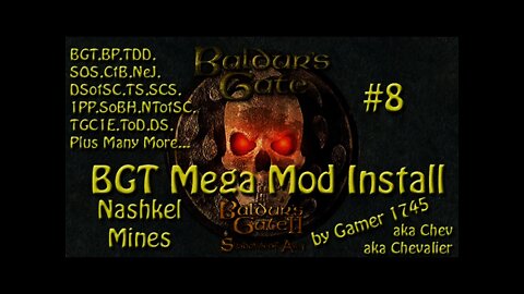 Let's Play Baldur's Gate Trilogy Mega Mod Part 8 - Nashkel Mines
