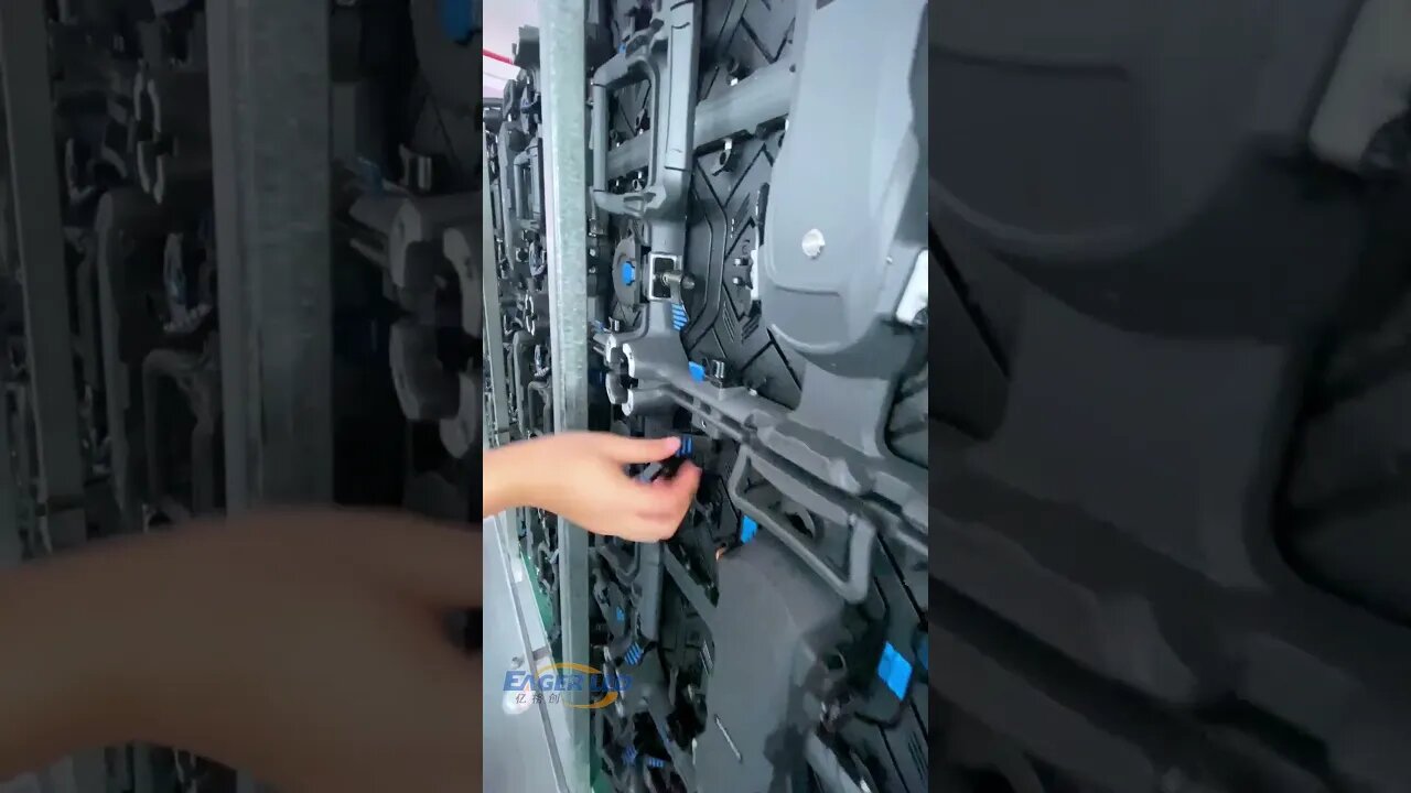 Is the installation process of this EA500H3 cabinet very simple?#shorts #eagerled #leddisplay #led