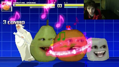 Annoying Orange VS Gandalf The Wizard From The Lord Of The Rings Series In An Epic Battle In MUGEN