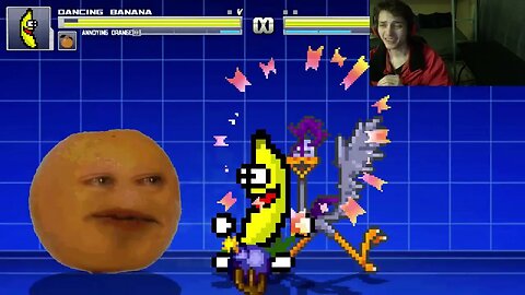 Fruit Characters (Annoying Orange And Dancing Banana) VS Road Runner In An Epic Battle In MUGEN