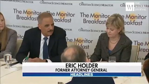 Eric Holder Drops a Hint About His Plans for Presidential Bid in 2020