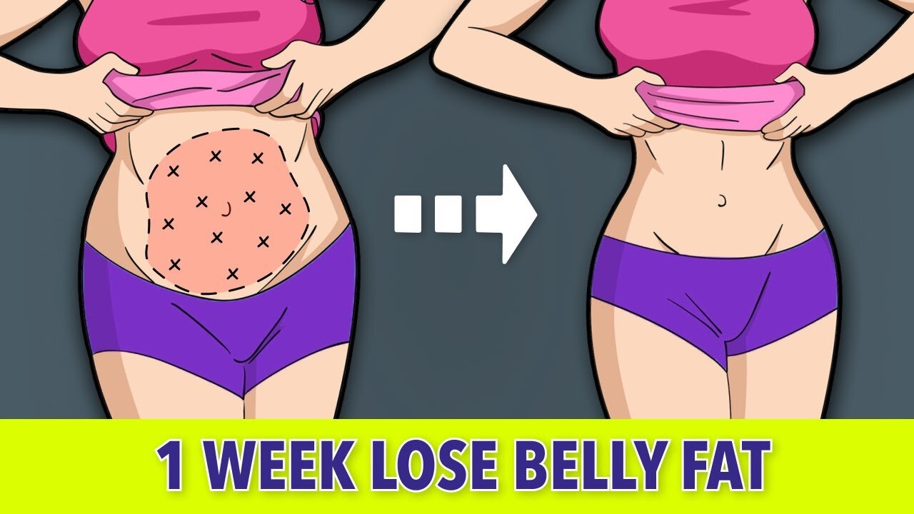 Week Home Workout Challenge to Lose Belly Fat Fast! 🔥"