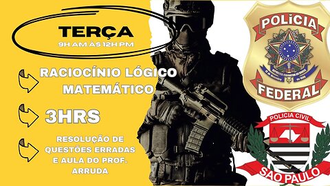 #8 Estude Comigo | Polícia Federal Agente/Escrivão 👉 Motivação p/ o Combate (Serve Polícias Civis)