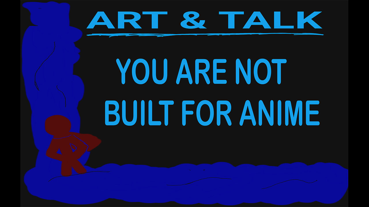ART AND TALK: you're not build for anime #anime #comics #superhero