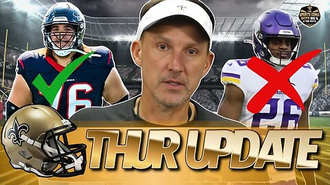 #Saints Thurs Update: Roster Moves, Practice Squad Additions⚜️