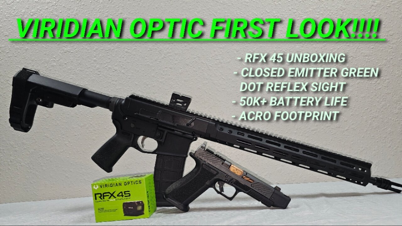 Best Green Dot Reflex Sight? Viridian Optic RFX45