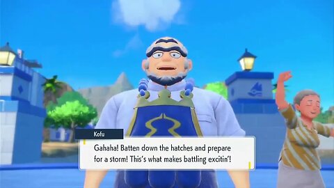 Pokémon Violet - Battling Gym Leader Kofu (Post Game)