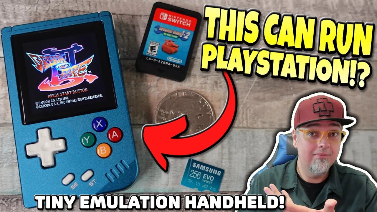 This TINY Retro Emulation Handheld Can RUN PlayStation! The Anbernic RG Nano!
