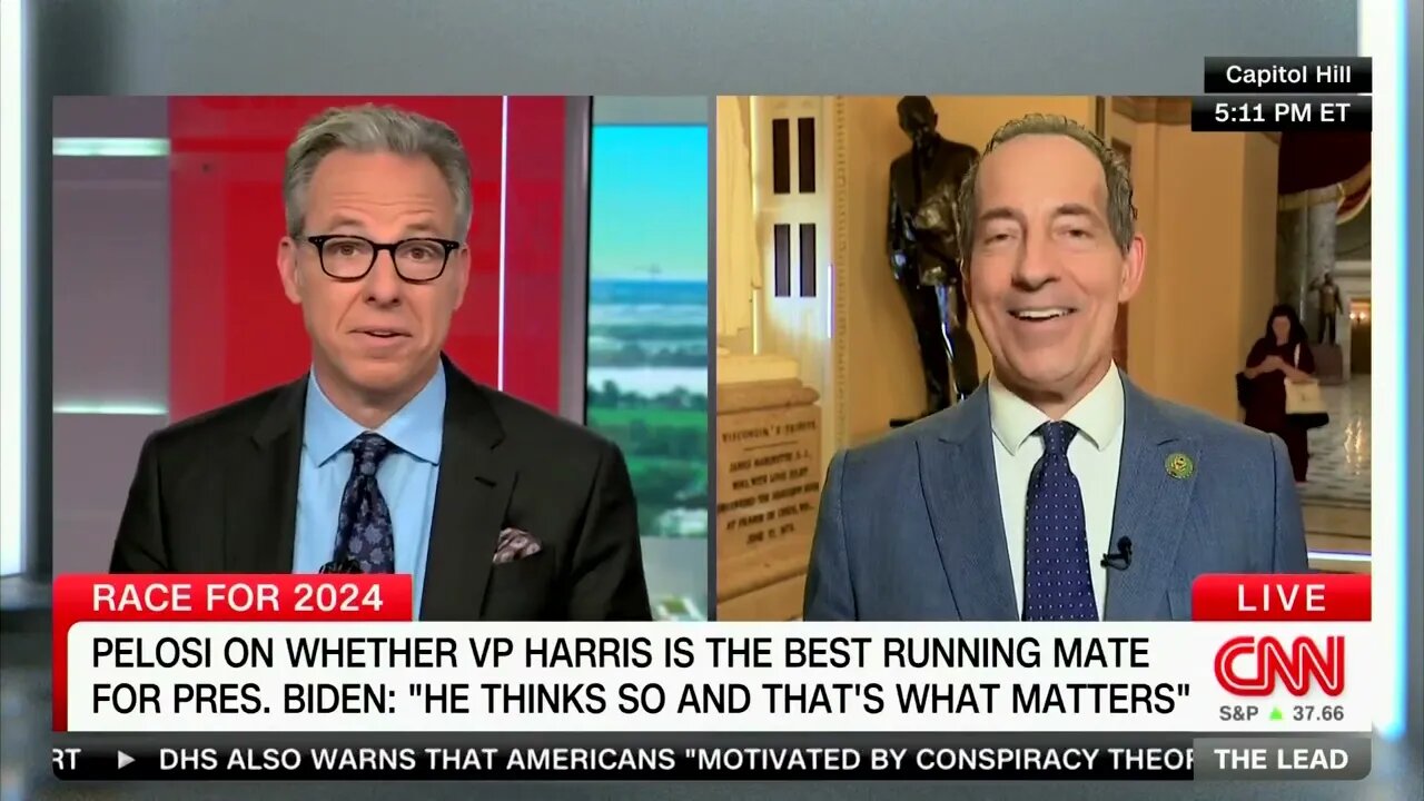 Democrat Rep Jamie Raskin Repeatedly Refuses To Say If Kamala Harris Is Best Choice For Biden's VP