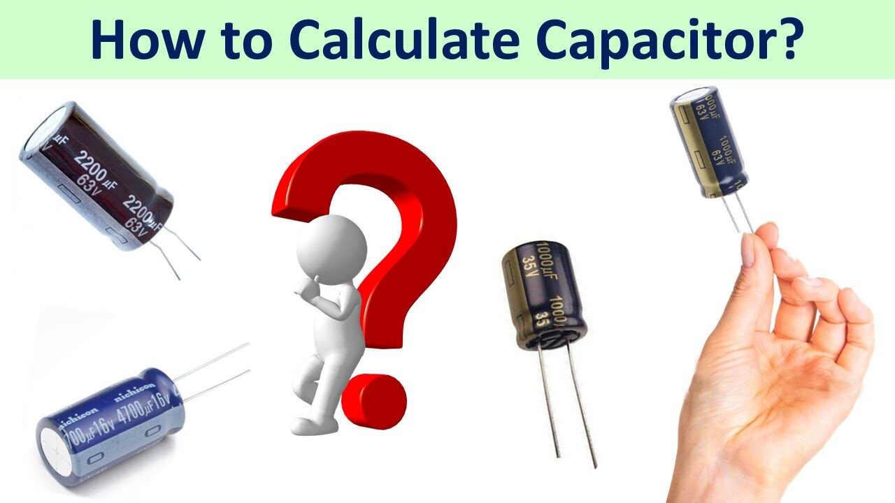 How to Calculate Capacitance and Voltage Value of Capacitor?