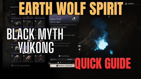 Black Myth Wukong: Spirit Hunting - Earth Wolf Spirit